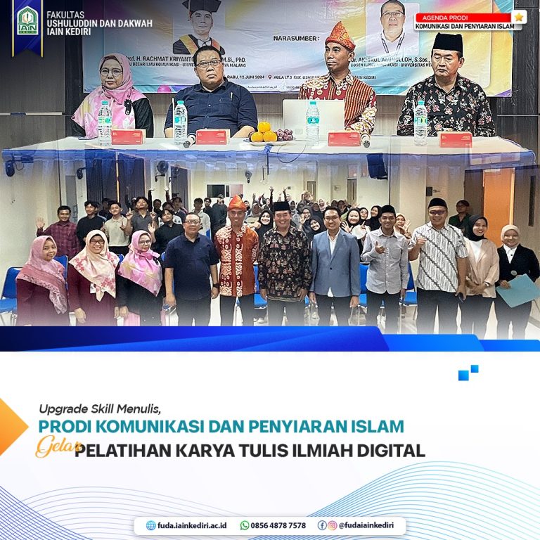 Upgrade Skill Menulis Prodi KPI IAIN Kediri Gelar Pelatihan Karya